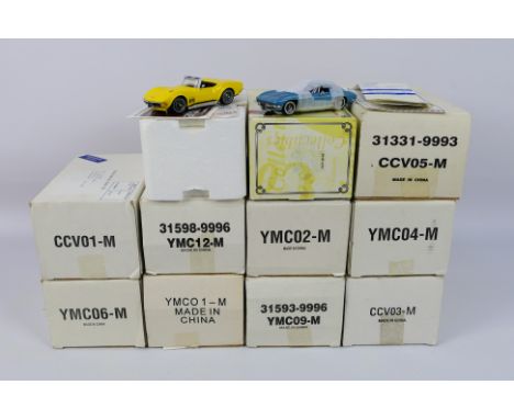 Matchbox Collectibles - Nine boxed diecast vehicles predominately from Matchbox Collectibles 'American Muscle' series. Lot in