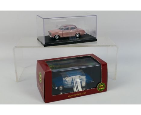 Silas - 2 x limited edition Vauxhall cars in 1:43 scale, a 1961 Victor FB de Luxe in pink, one of only 125 made # SM43048b an