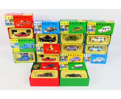 Vanguards - Ten boxed diecast vehicles from Vanguards. Lot includes VA07000 Sunbeam Alpine; VA58000 Millionth Morris Minor; V