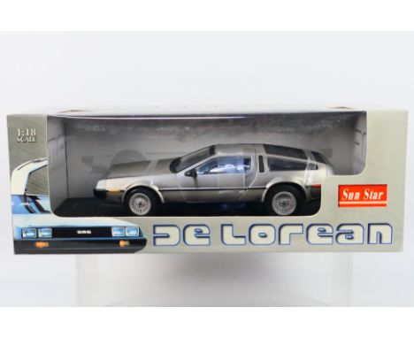 Sun Star - A boxed 1:18 Sun Star #2701 1981 De Lorean LK. The model appears to be in Mint condition presented within an Excel
