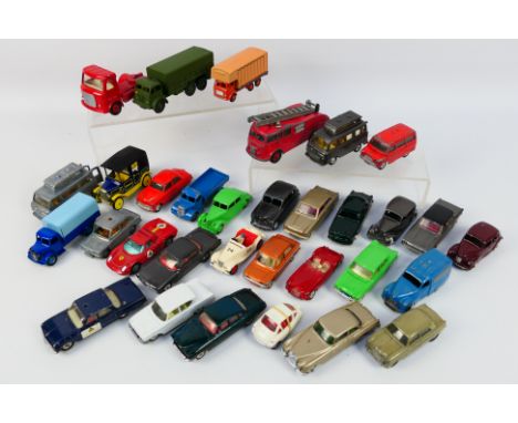 Corgi - Dinky - Budgie - A collection of unboxed models including Vauxhall Velox # 203M, Austin Devon # 40d, 10 ton Army Tuck