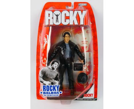 Jakks Pacific - Rocky - A Jakks Pacific unopened blister pack of Rocky Balboa "The Itallian Stallion"(79008) "Rocky Balboa vs