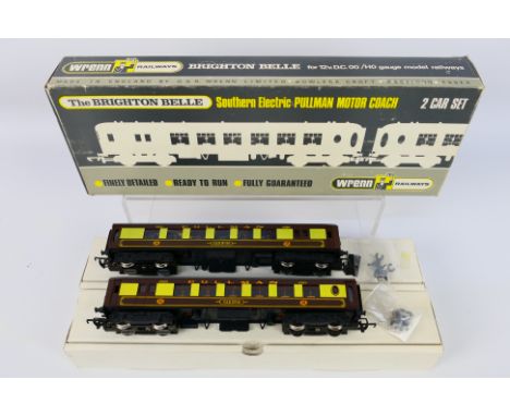 Wrenn - A boxed Wrenn W3004/5 OO gauge Class 5-BEL Southern Electric Pullman Motor Coach 'Brighton Belle' 2-Car EMU Set. The 