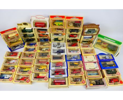 Lledo - Other - 60 boxed diecast model vehicles predominately from Lledo. Lot includes Lledo  #3200 1907 Rolls Royce Silver G