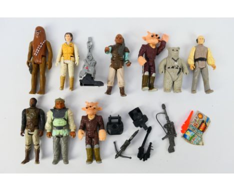 Star Wars - Kenner - LFL CPG - GMFGI - A loose group of 9 Star Wars 3.75" action figures with some loose accessories. The lot