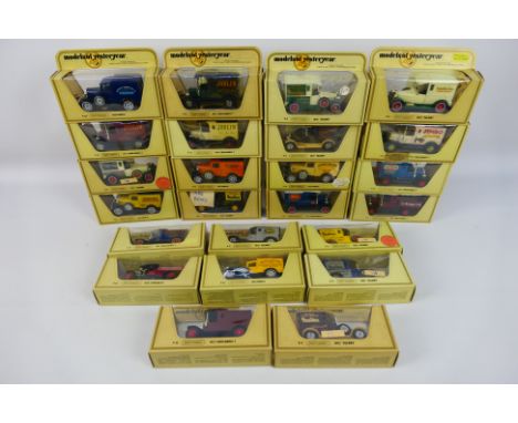 Matchbox Models of Yesteryear - 24 Matchbox Models of Yesteryear Code 3 issues in straw window boxes. Lot includes Y12 Model 
