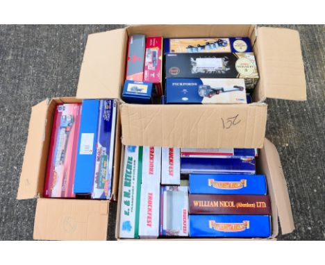 Corgi - A collection of 53 EMPTY BOXES from various modern Corgi ranges, including Truckfest; Hauliers of Renown; Guinness; P