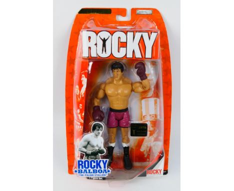 Jakks Pacific - Rocky - A Jakks Pacific unopened blister pack of Rocky Balboa "The Itallian Stallion"(79013) "Rocky Balboa vs