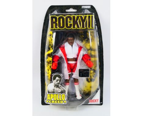 Jakks Pacific - Rocky - A Jakks Pacific unopened blister pack of Apollo Creed vs Rocky Balboa(79041) from the Rocky 2 Collect