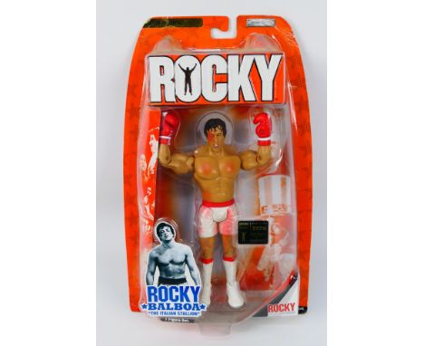 Jakks Pacific - Rocky - A Jakks Pacific unopened blister pack of Rocky Balboa "The Itallian Stallion"(79013) "Rocky Balboa(po