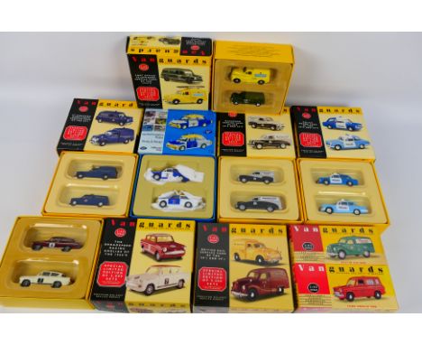Vanguards - A boxed collection of predominately Vanguards diecast boxed sets. Lot includes PC2002 Police Pandas of the 50's &
