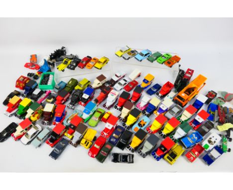 Matchbox - Others - A quantity of loose diecast model vehicles mostly by Matchbox and includes Model A vans; Regular Wheels, 