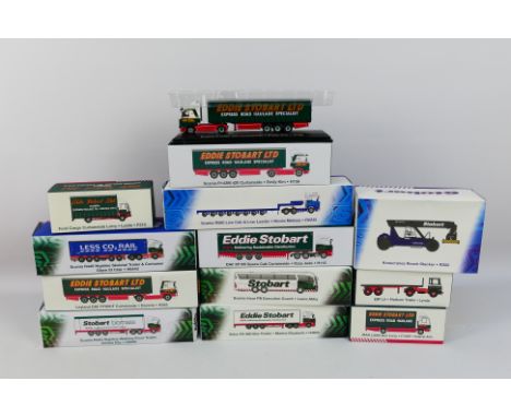 Atlas Editions - A collection of 12 boxed diecast 1:76 scale 'Eddie Stobart' vehicles from Atlas Editions including #4649120 