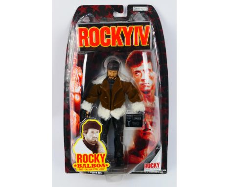 Jakks Pacific - Rocky - A Jakks Pacific unopened blister pack of Rocky IV in Training gear(79012) from the Rocky 4 Collector 