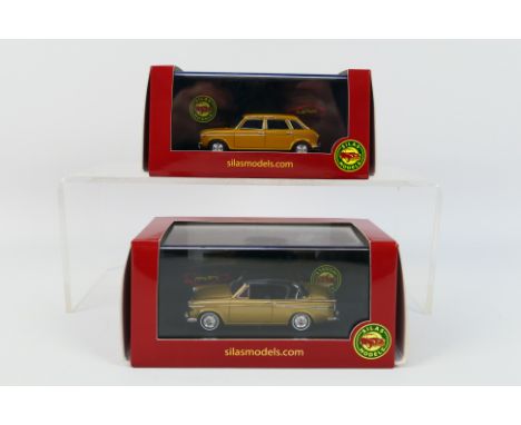 Silas Models - 2 x limited edition cars in 1:43 scale, a Sunbeam Rapier series V number 17 of only 72 made # SM43101.ag and a