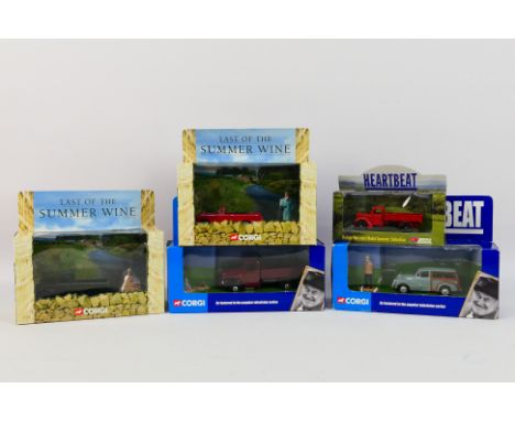 Corgi - Lledo - Heartbeat - Last of the Summer Wine - A set of  four 1/43 Scale TV inspired Corgi products comprising of two 