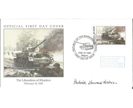 General Sir Patrick Howard Dobson signed The Liberation of Kharkov official FDC February 16th, 1943. General Sir Patrick Howa