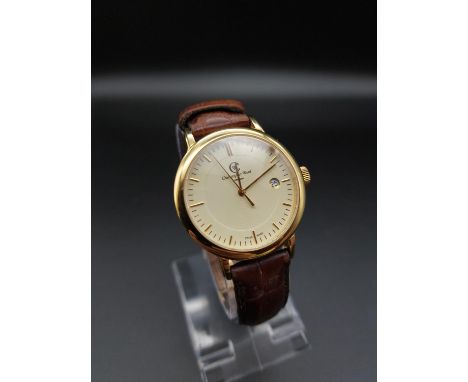 Christopher Ward chronograph wristwatch C3 Grand Tourer. 