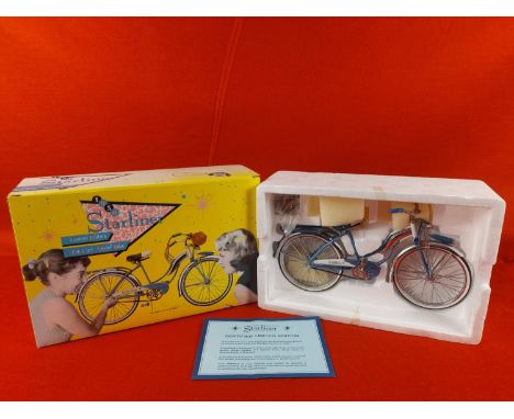 1950 Starliner Limited Edition die cast model bike. In original box by XONEX. Scale 1:6.