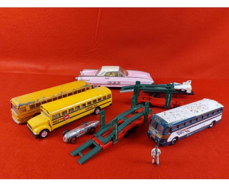 Collection of tin plate and die cast including Corgi and Dinky.