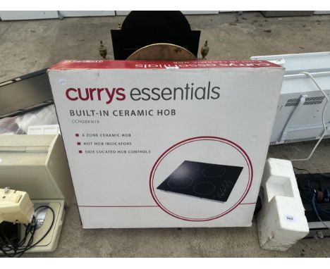 A CURRYS ESSENTIALS CERAMIC HOB