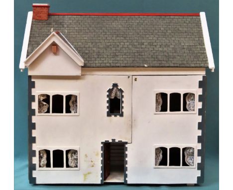 Vintage dolls house. App. 66 x 71 x 40cm Appears in reasonable used condition