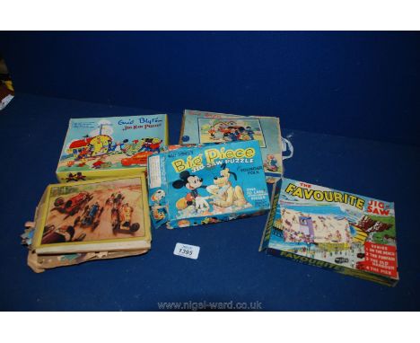 Five Vintage Jigsaws
