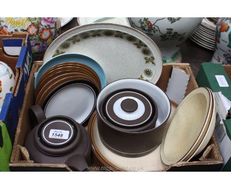 A quantity of china and pottery including Denby, Hornsea and Poole
