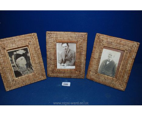 Three vintage Photograph Frames