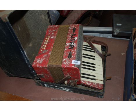 A Piano Accordion in case (as found)