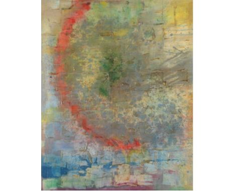 Frank Bowling is a British artist known for his abstract paintings that explore color, texture, and the boundaries of the med