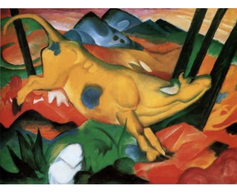 Franz Marc (1880-1916) was a German painter and printmaker known for his significant contributions to the Expressionist movem