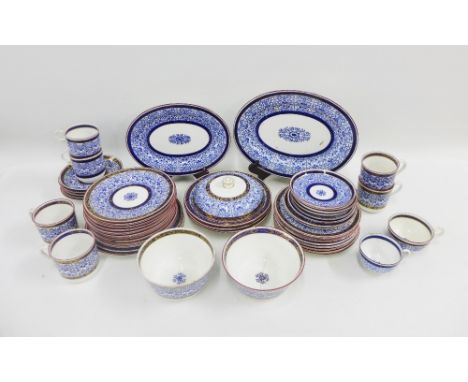 A quantity of Royal Worcester Royal Lily patterned table wares with puce printed backstamps, (approx 45) 