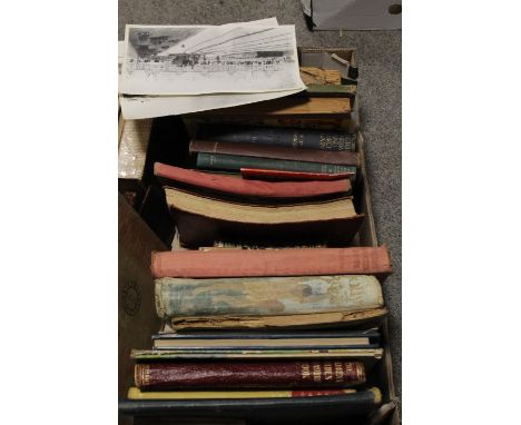 A TRAY OF ASSORTED VINTAGE BOOKS TO INCLUDE SEA URCHINS BY WW JACOBS