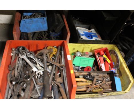 FOUR BOXES OF ASSORTED TOOLS