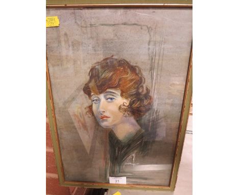 A GERTY ADAMS PORTRAIT STUDY OF A WOMAN 