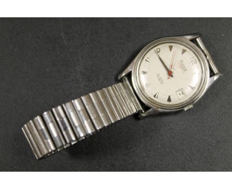 A VINTAGE TONE 25 JEWELS AUTOMATIC GENTS WRISTWATCH