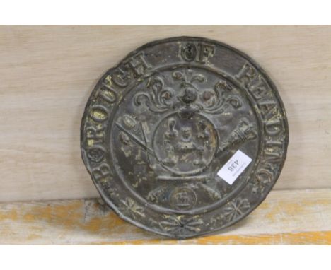 A VINTAGE BOROUGH OF READING METAL FIREMARK ??;