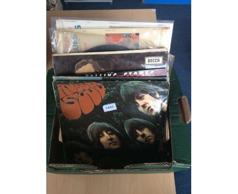 Collection Of Vinyl Records To Include Clapton, Hendrix, Rolling Stones, The Beatles, Elvis, Marilyn Manson, George Formby, F