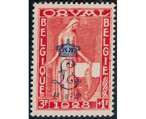 1929 - Orval first issue - The series - Cert. Diena (Yv. n. 272A/K) (Uni. n. 272A/K) nuovo 1929 - Orval prima emissione - La 