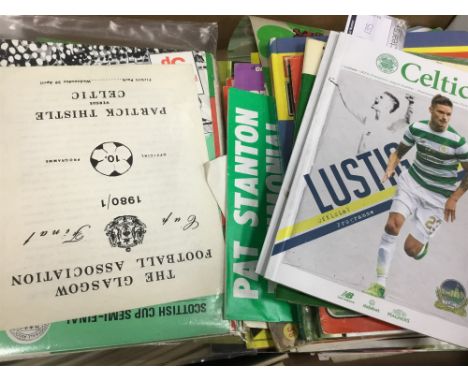 COLLECTION OF CELTIC BOOKS AND PROGRAMMES, including examples dating from the 1960s onwards