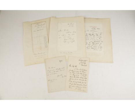 Literary Figures George MacDonald. 1824-1905. Williams and Norgate cheque for £20 to Macdonald; Max Müller, two signed notes,