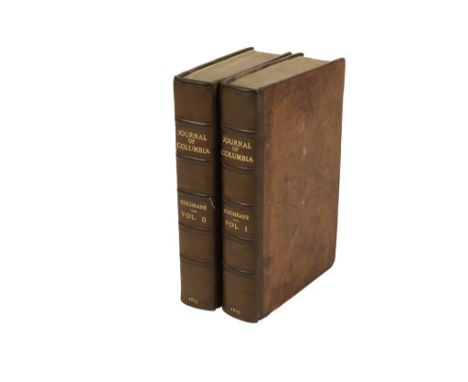 Cochrane, Charles Stuart Journal of a residence and travels in Colombia during the years 1823 and 1824.  London: Henry Colbur