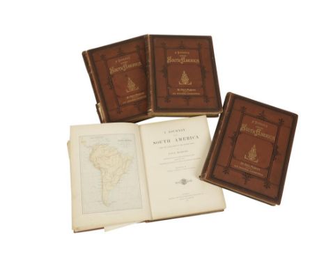 Marcoy, Paul A journey across South America. London: Blackie &amp; Son, 1871-73. First English edition, 4 vols., folio, with 