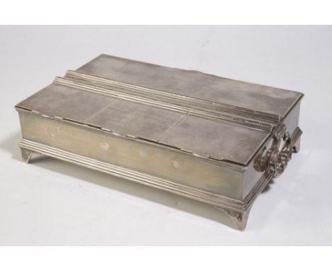 SOUTH AFRICA INTEREST: SILVER INKWELL of shaped rectangular form, inscribed "From Their Royal Highnesses, The Duke and Duches