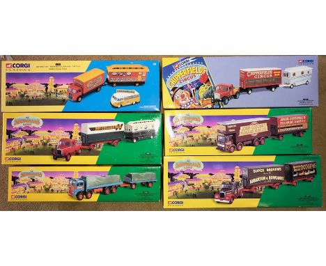 A collection of Corgi Classics diecast vehicles to include ‘The Showman’s range’ and ‘Chipperfields Circus’ etc, includes No.