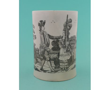 British Isolation During the American Wars of Independence: a rare creamware tankard by John Warburton of Newcastle upon Tyne