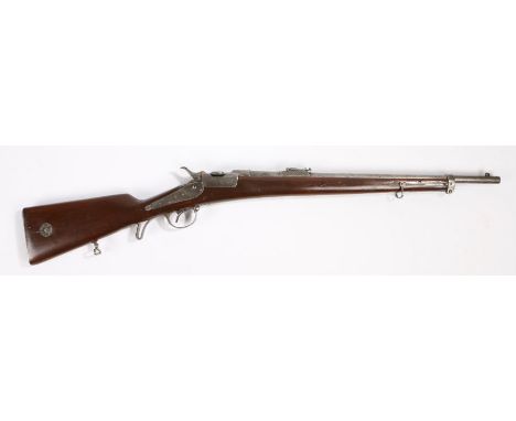 Austrian Werndl Model 1867/1877 11mm Carbine dated 1881, (1877 Type 2 with hammer on inside of lock plate), single shot rolli