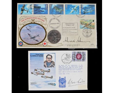 First Day Cover dated 12th October 1977 marking the 40th Anniversary of the first flight of the production Hawker Hurricane, 