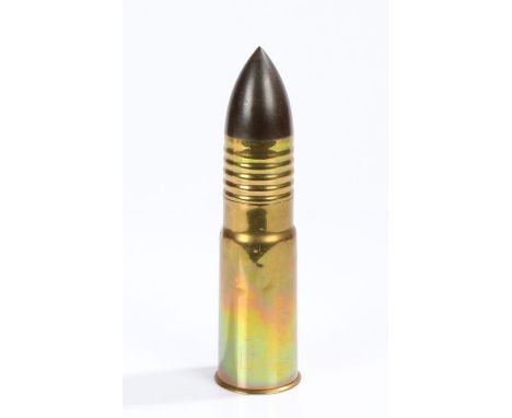 First/Second World War Imperial Japanese Navy 47mm shell case and armour piercing projectile for the QF Hotchkiss naval gun, 